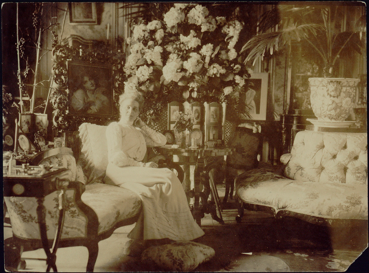 Princess Zinaida Yusupova in the Family Living Room 