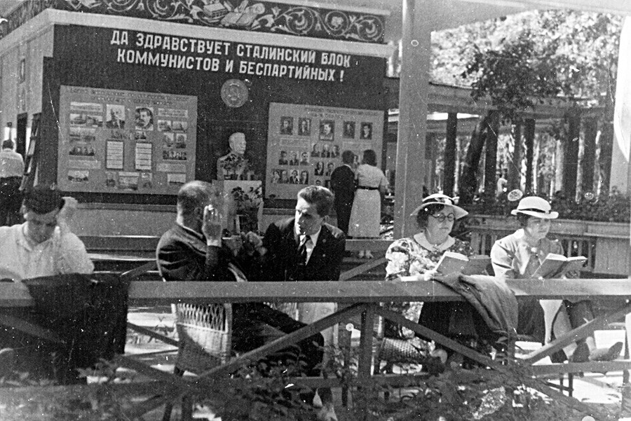 Parque Sokólniki en Moscú, 1939.