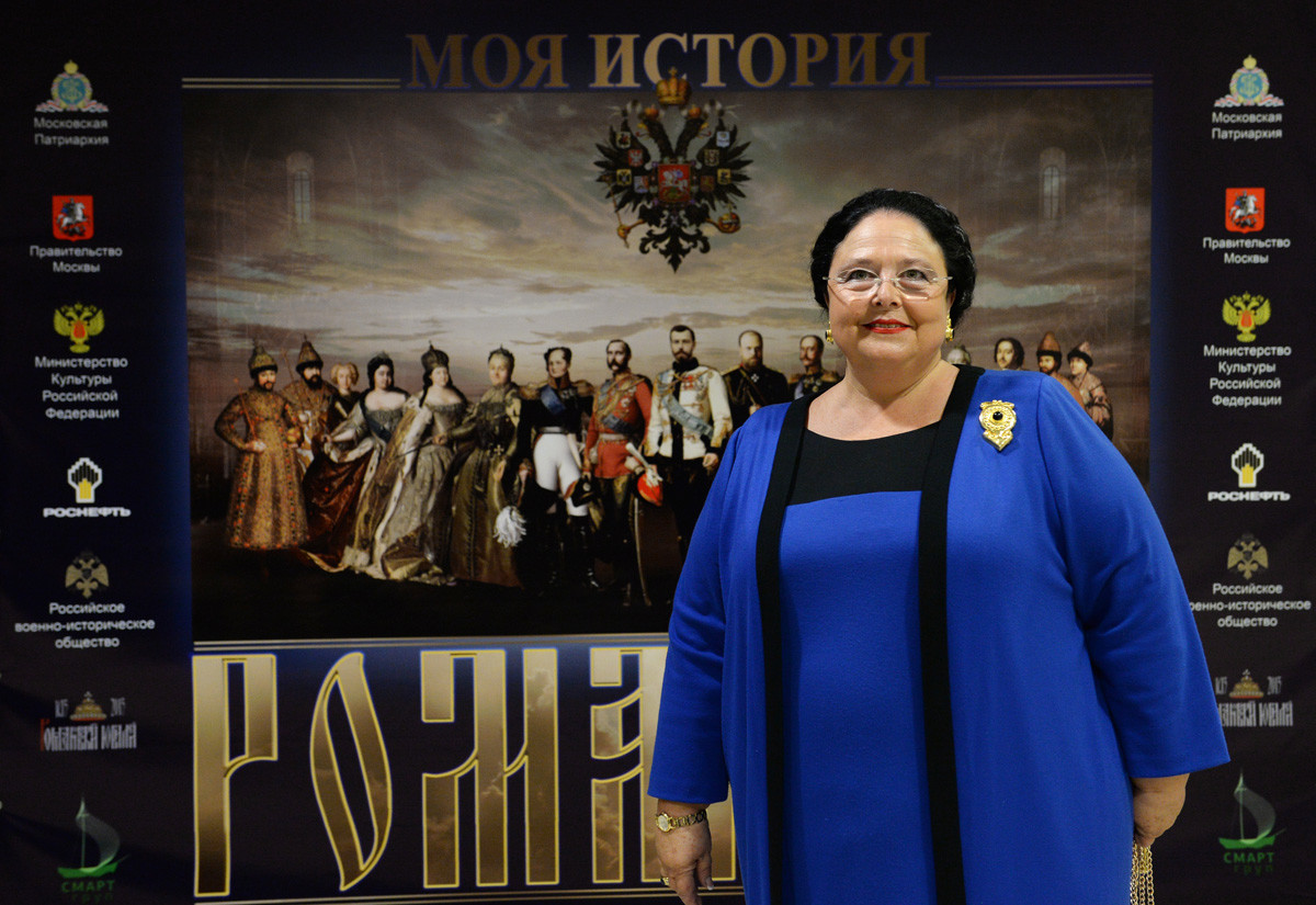 Maria Vladimirovna in the interactive exhibition 