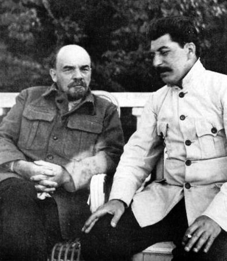Stalin z Leninom (Gorki, 1922)