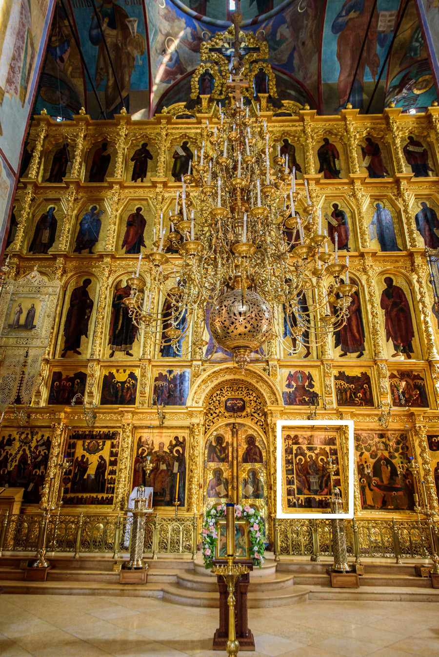 Iconóstase da Catedral da Trindade.