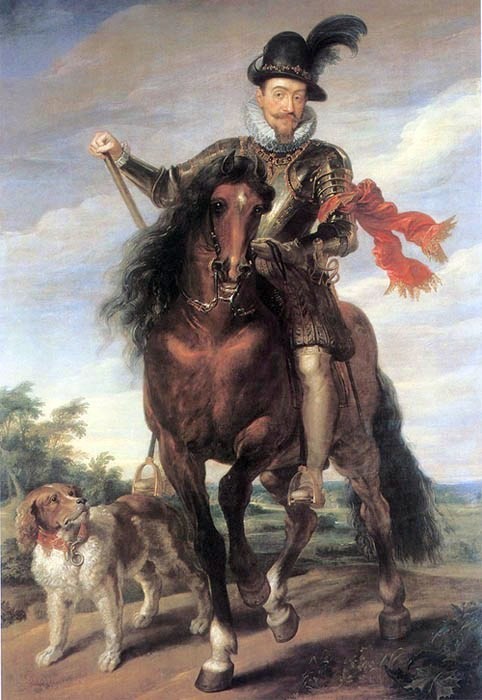 Sigmund 3° da Polônia em 1624. Pintura de Peter Paul Rubens.