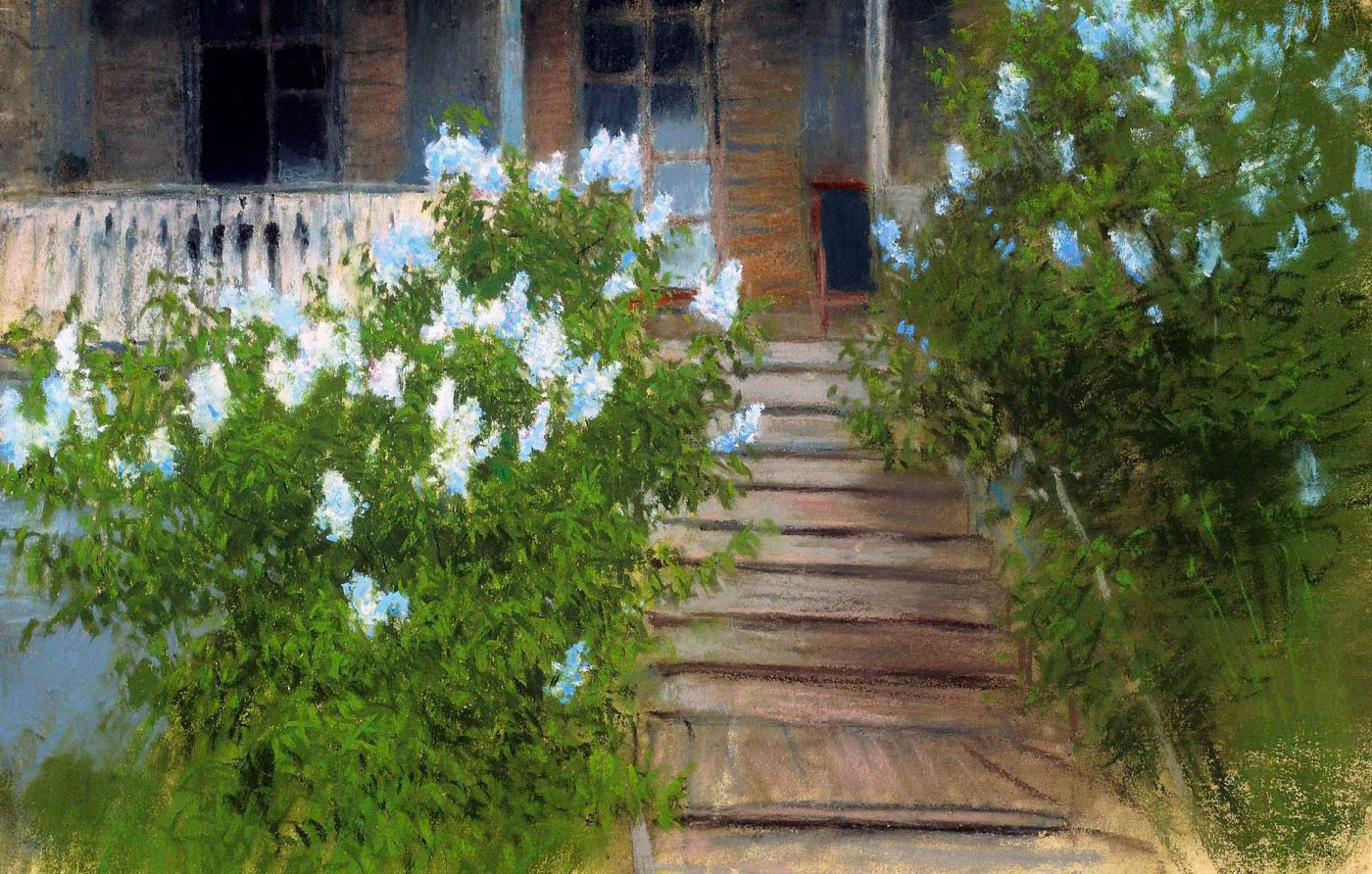 Porch in Melikhovo. Lilac, 1895