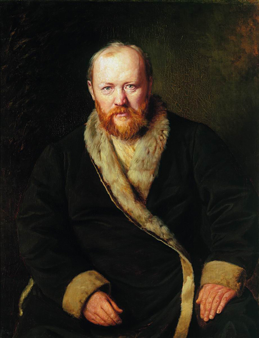Portrait of Alexander Ostrovsky by Vasily Perov