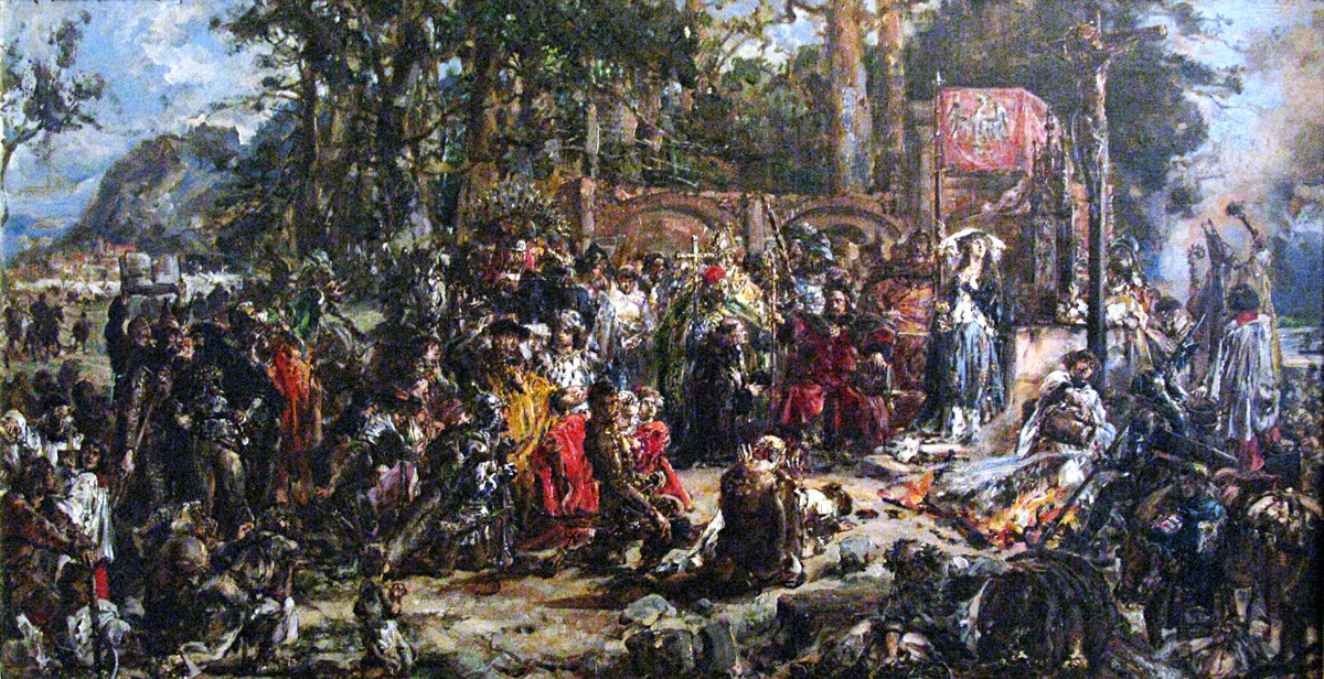 Jan Matejko. The Baptism of Lithuania
