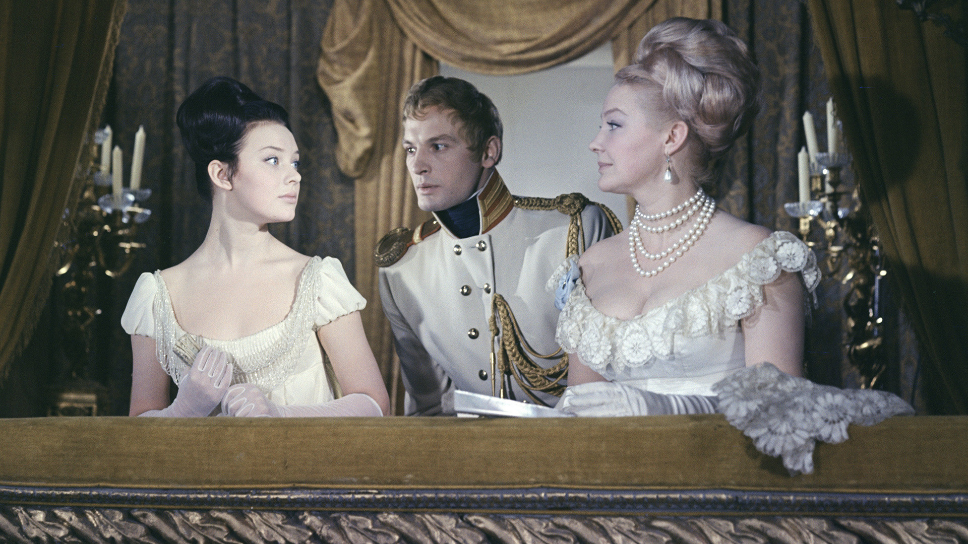 Still from "War and Peace" movie directed by Sergei Bondarchuk. Mosfilm. 1968