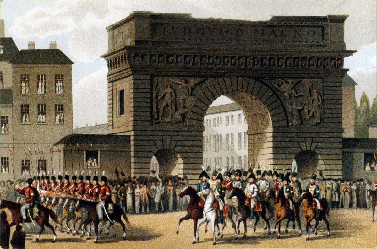 Влегувањето на императорот Александар Први во Париз 1814.

