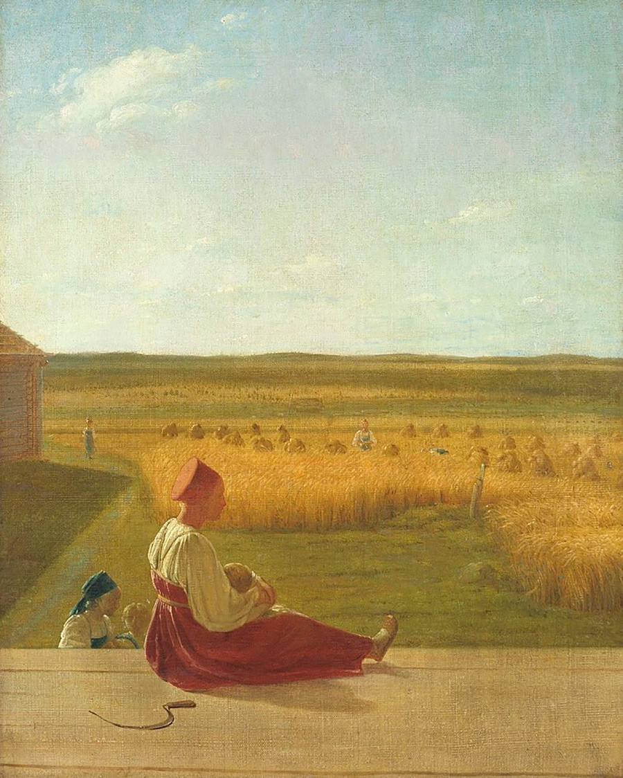 «На жатве. Лето», 1830
