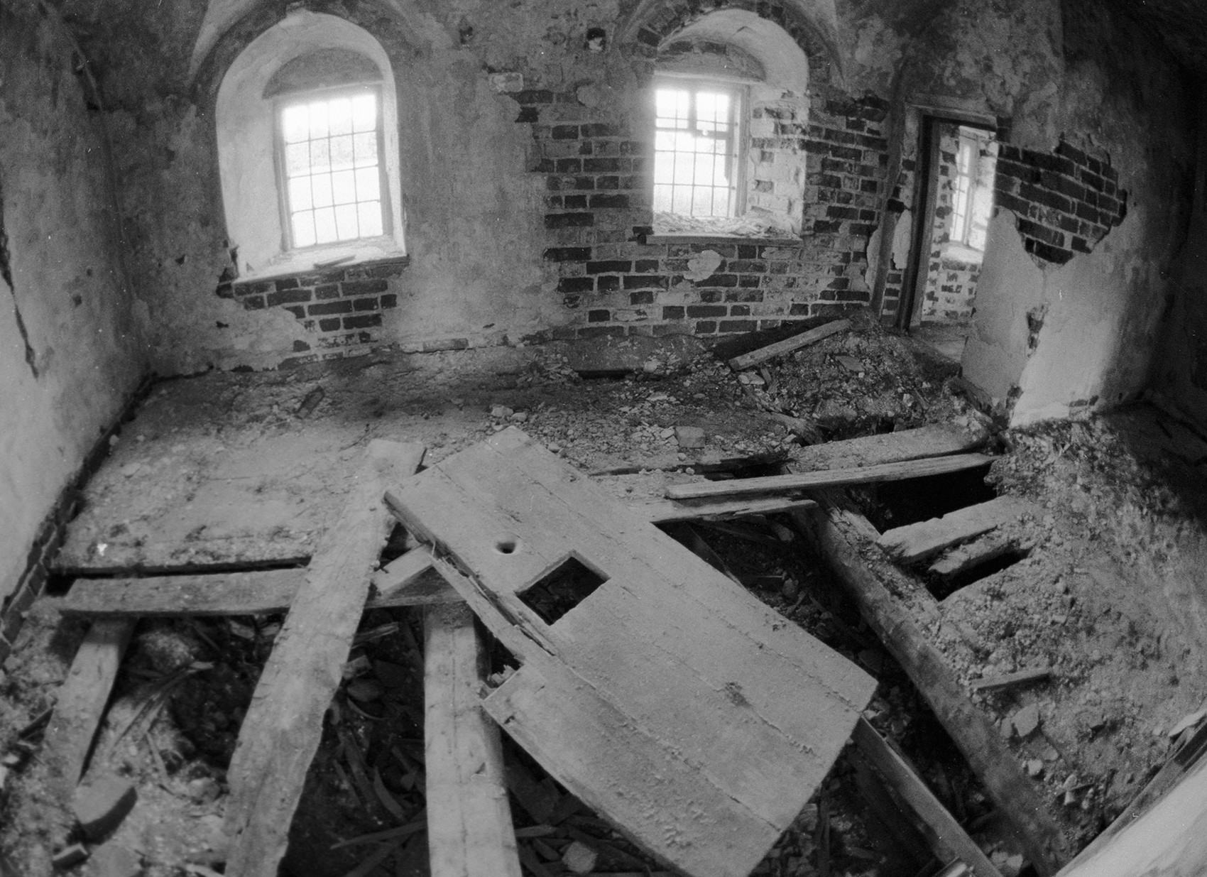 Former prison cell in a church