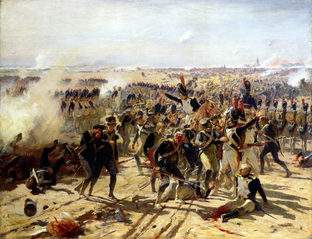 Fernand Cormon. Bitka kod Esslinga (Asperna), svibanj 1809.
