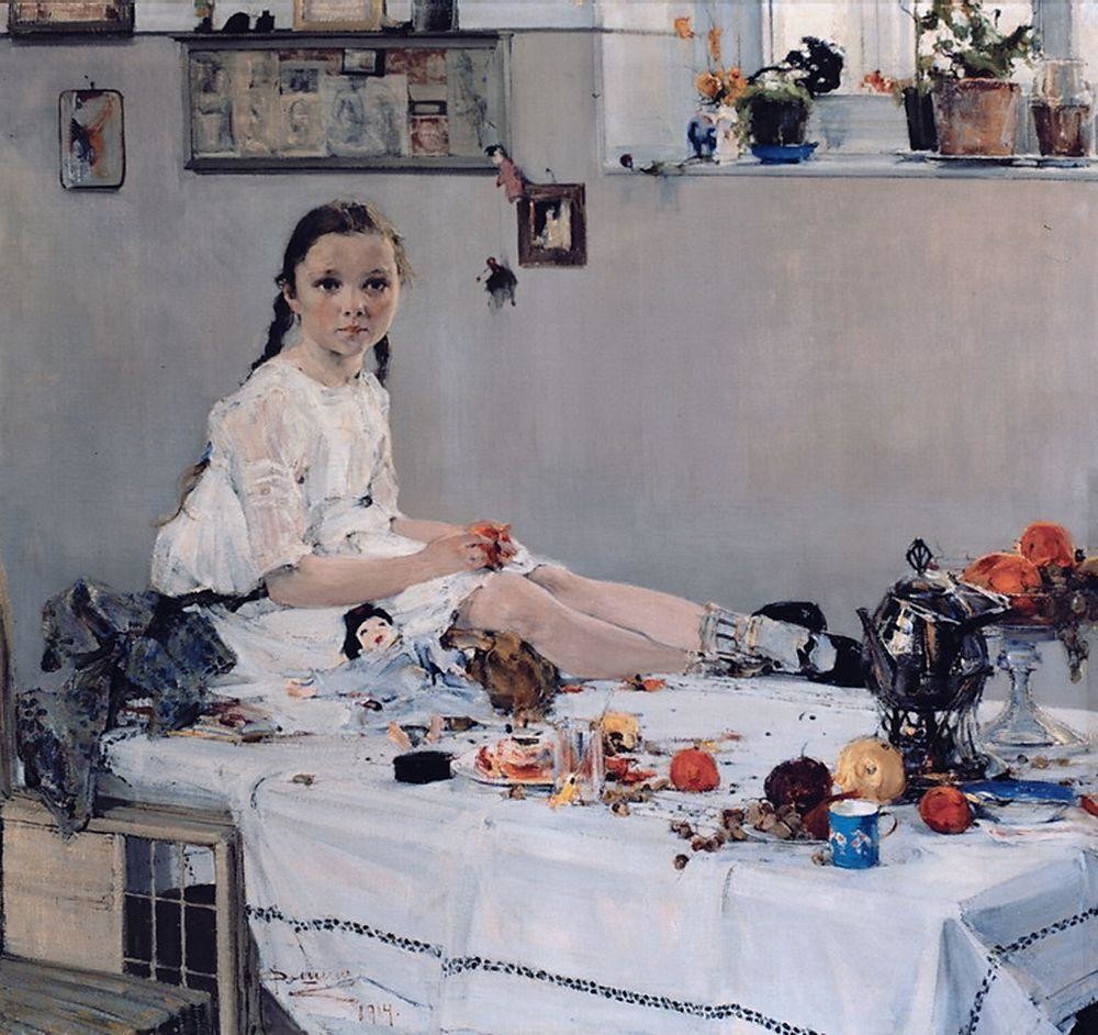 ‘Portrait of Varya Adoratskaya’, 1914