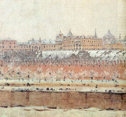 Kremlin de Moscou no inverno (1880-1901)