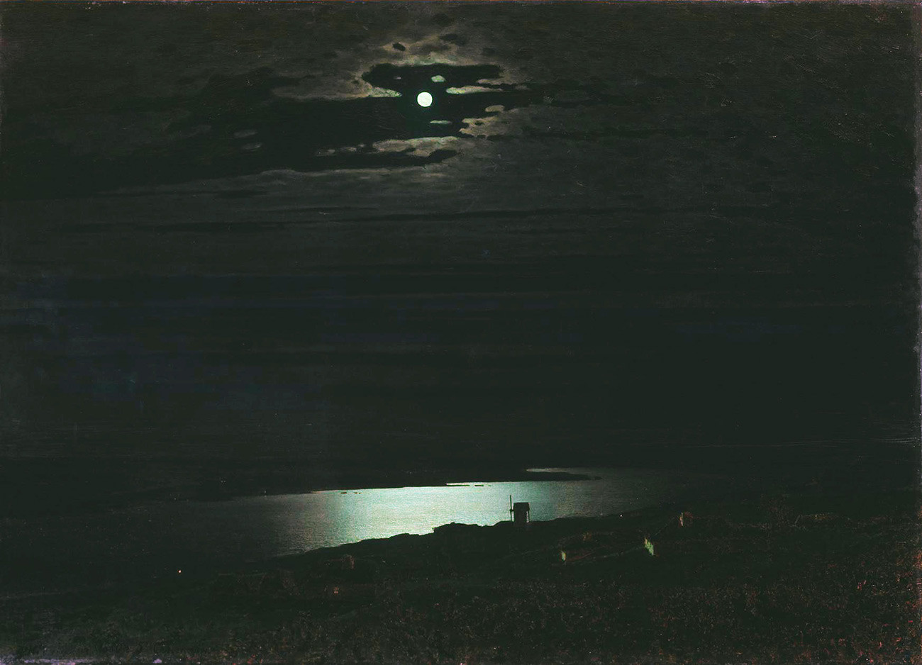 «Лунная ночь на Днепре», 1880