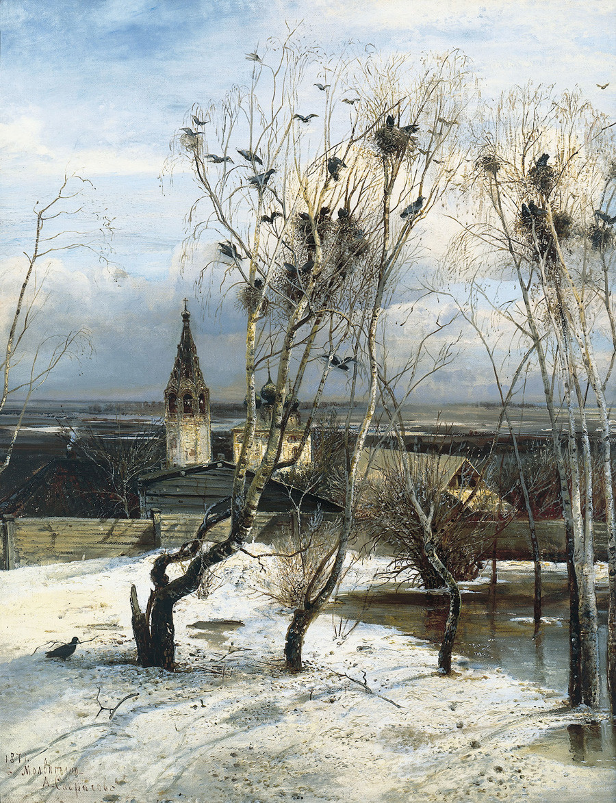 «Грачи прилетели», 1871 