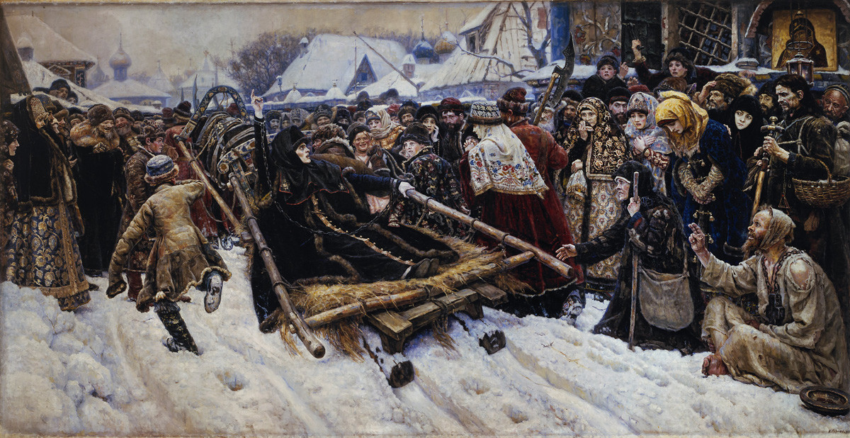 «Боярыня Морозова», 1884-1887