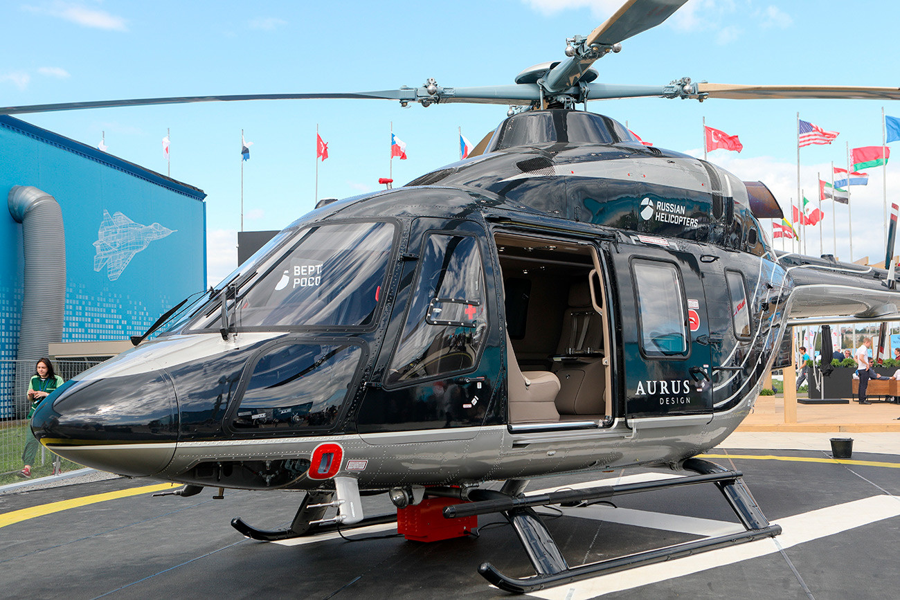 Хеликоптер „Ансат” са унутрашњим дизајном „Ауруса” 