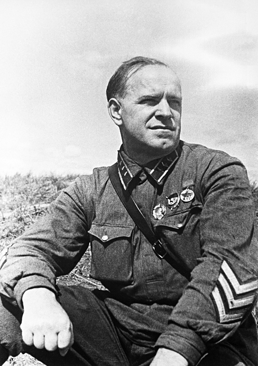Командант корпуса Георгиј Жуков током војне акције на Халкин Голу.