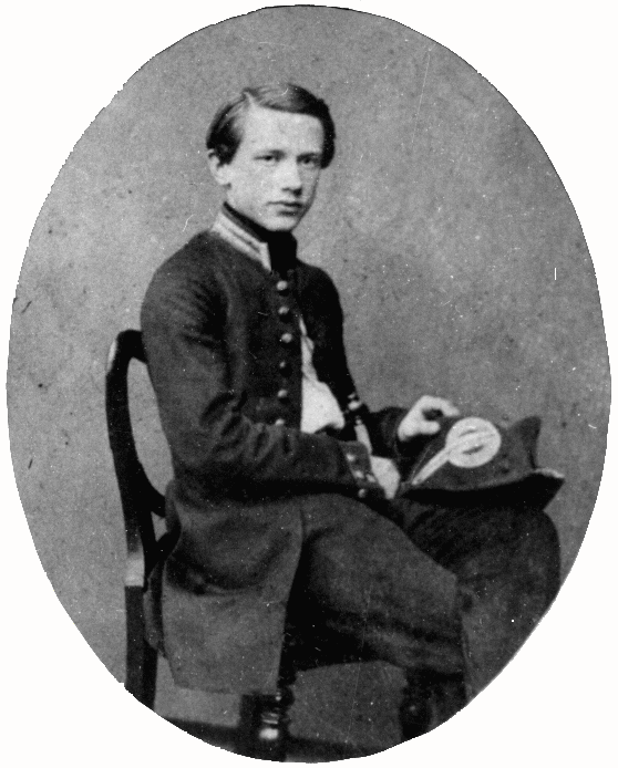 P. Čajkovski v uniformi šolarja pravne šole s pravniško kapico, 1859