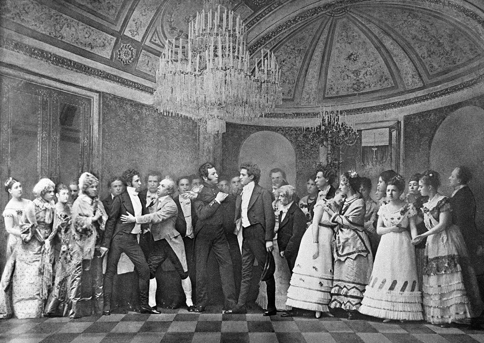 Cena da ópera “Onêguin”, de Tchaikovsky