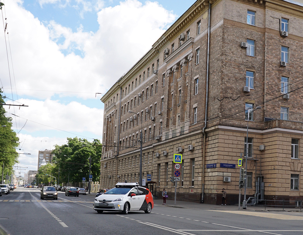 Тестирование беспилотника от Яндекс в Москве