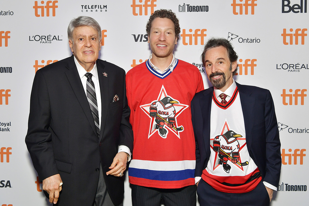 L-R: Steven Warshaw, Gabe Polsky during the 2019 Toronto International Film Festival