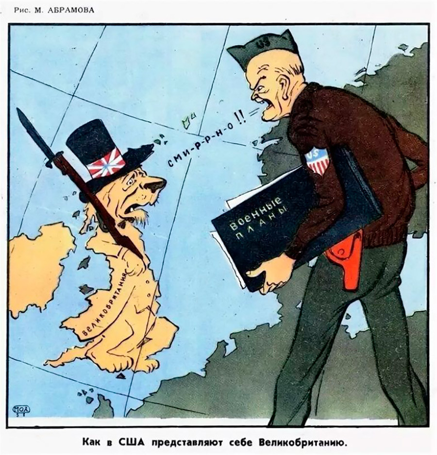 « Comment les États-Unis imaginent le Royaume-Uni » / « Garde à vous ! »


