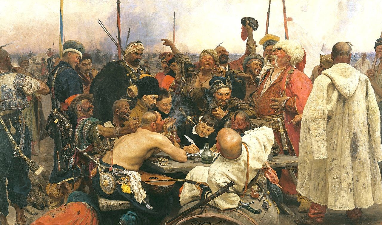 Les Cosaques zaporogues écrivant une lettre au sultan de Turquie

