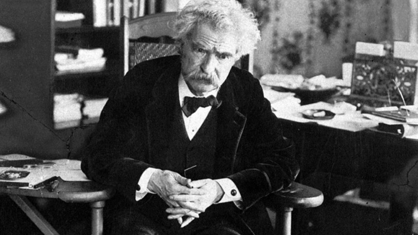 Mark Twain: “Os Estados Unidos devem muito à Rússia por sua amizade inabalável em seu período de maior necessidade”.
