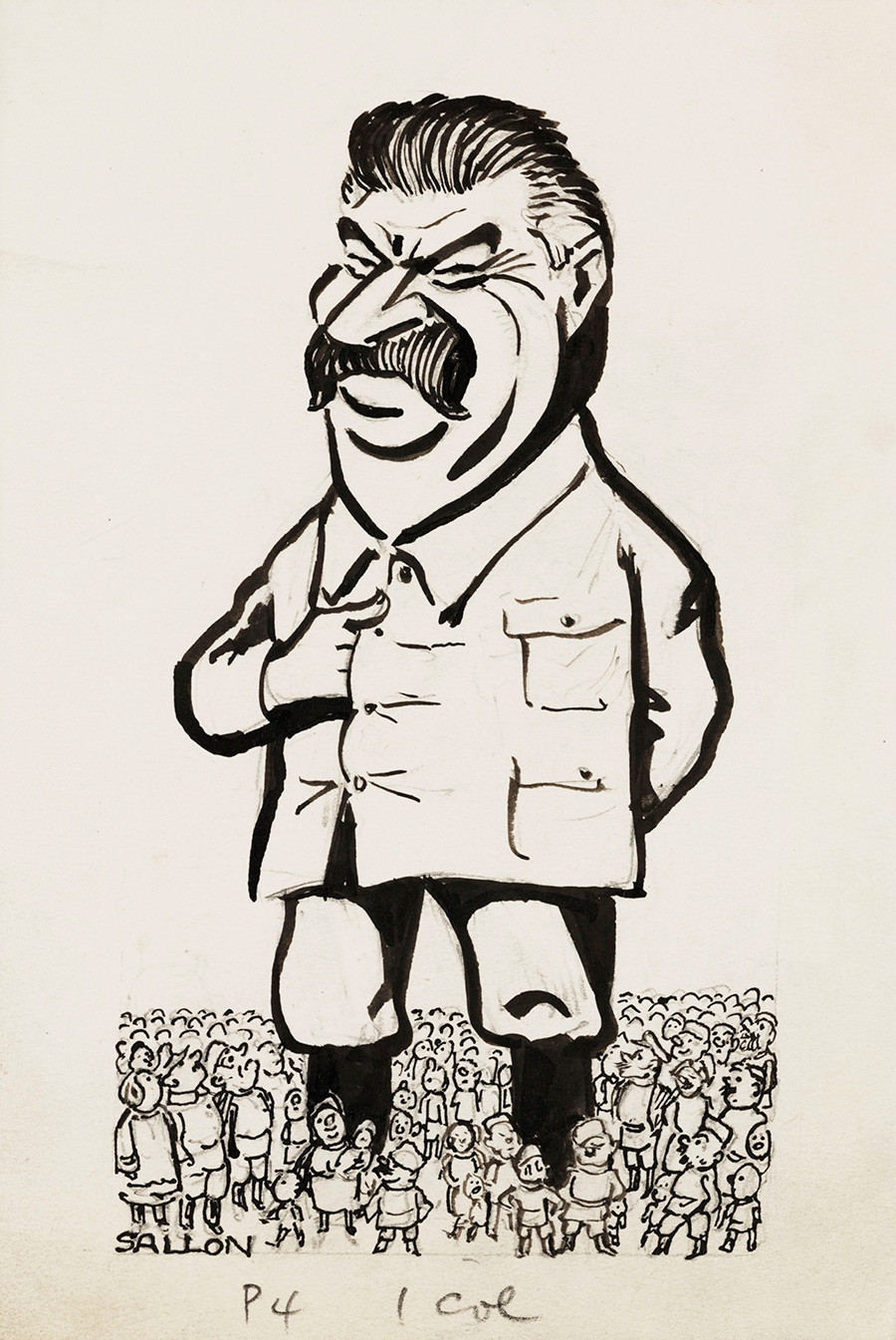 Сталин Иосиф Виссарионович карикатура