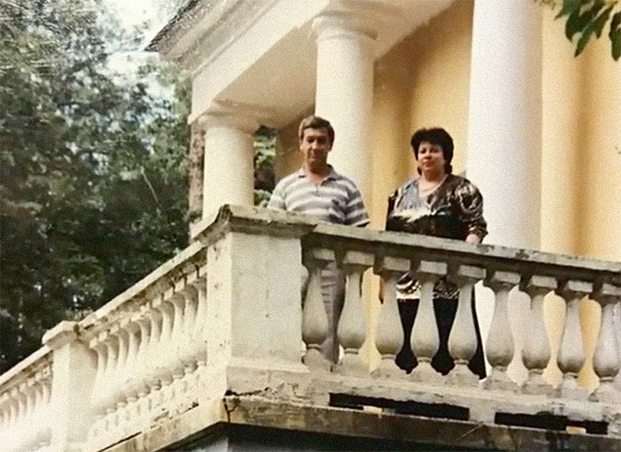 Валентина Соловјова са мужем