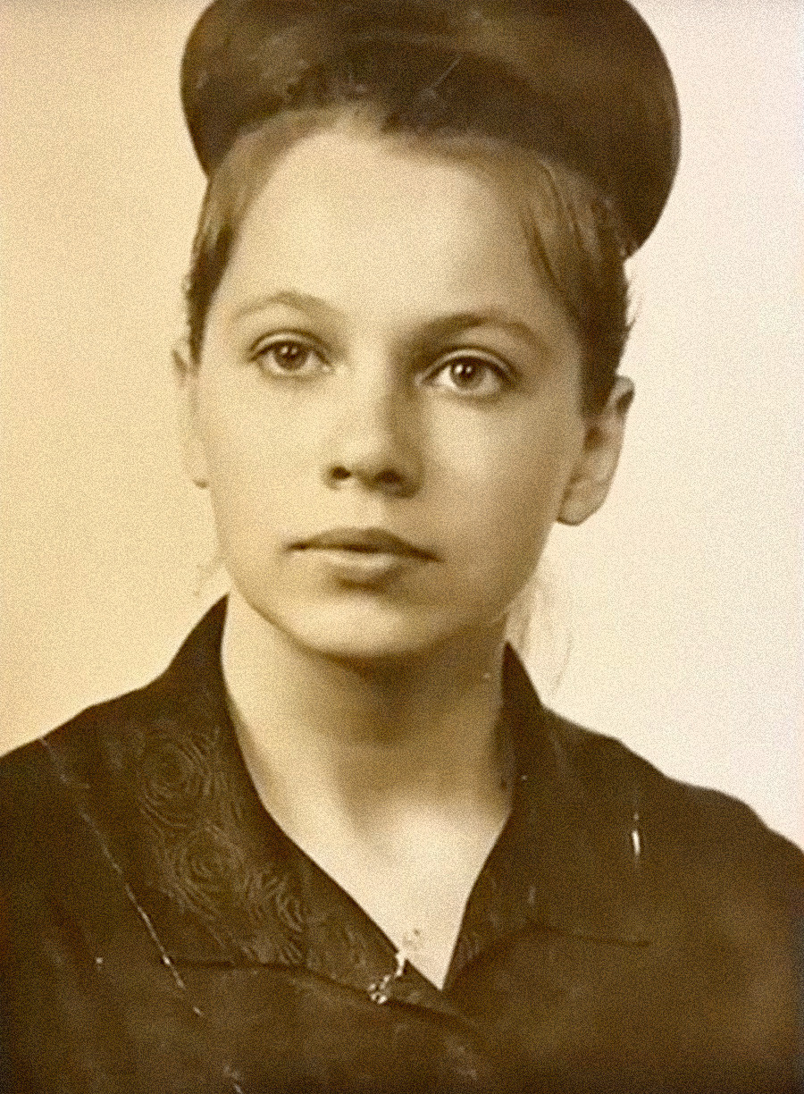Valentina Solovjova u mladosti