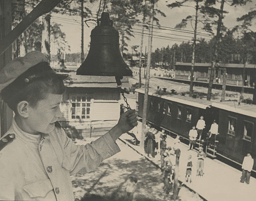 Детская железная дорога в Кратово, 1945 - 1949