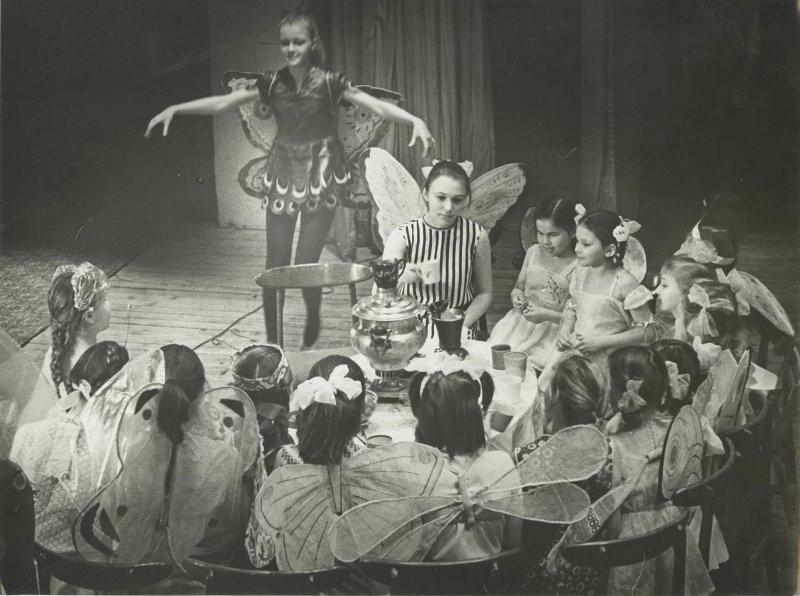 Teatro escolar, 1970.