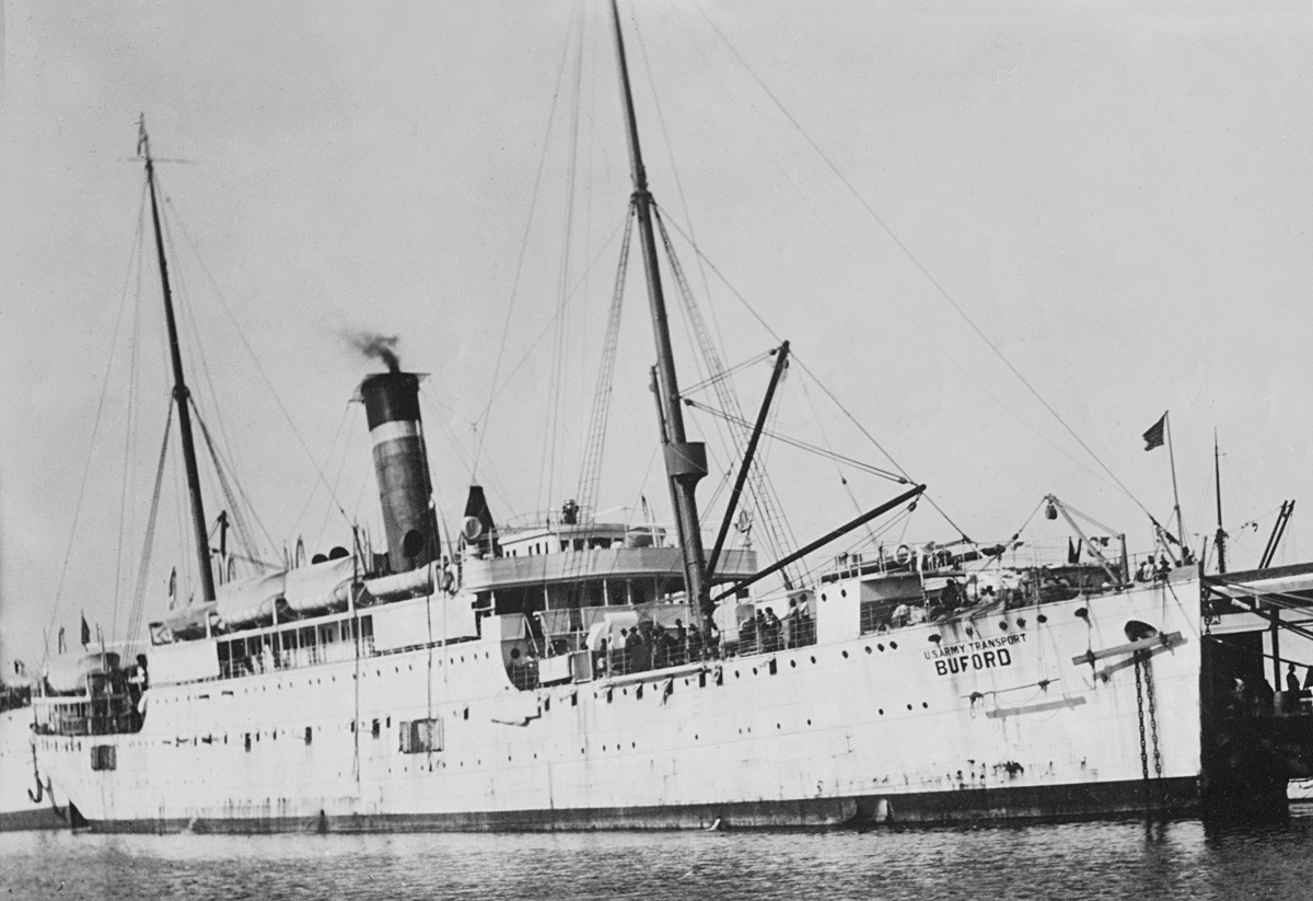 Брод USAT Buford у луци Галвестона 1915.
