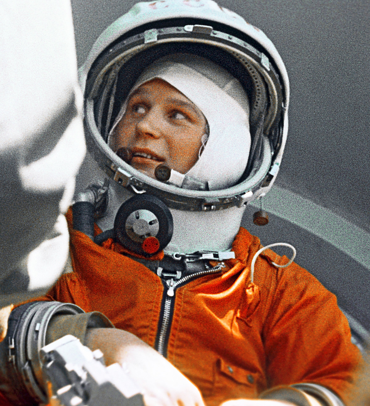 Cosmonaut Valentina Tereshkova before her space flight on June 16, 1963.