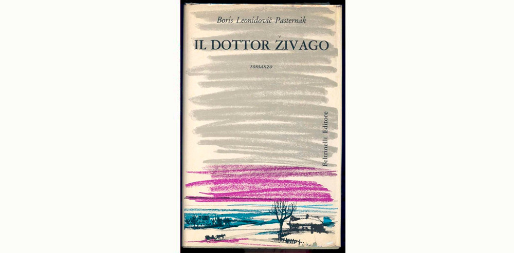 Обложка первого издания романа Бориса Пастернака «Доктор Живаго» (на итальянском языке)