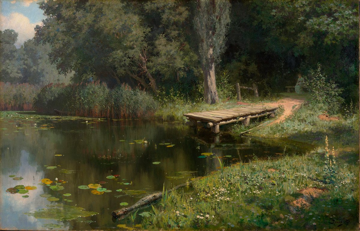 Vasilij Polenov, Zarasli ribnik, 1879
