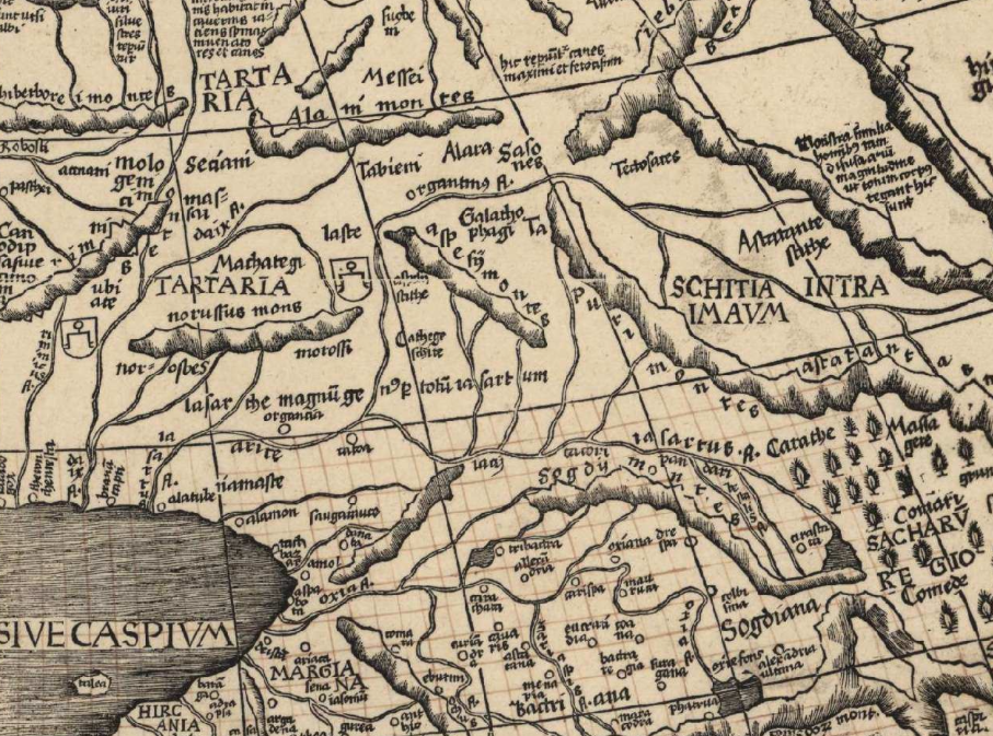 La carte de Waldseemüller, avec indication de la Tartarie
