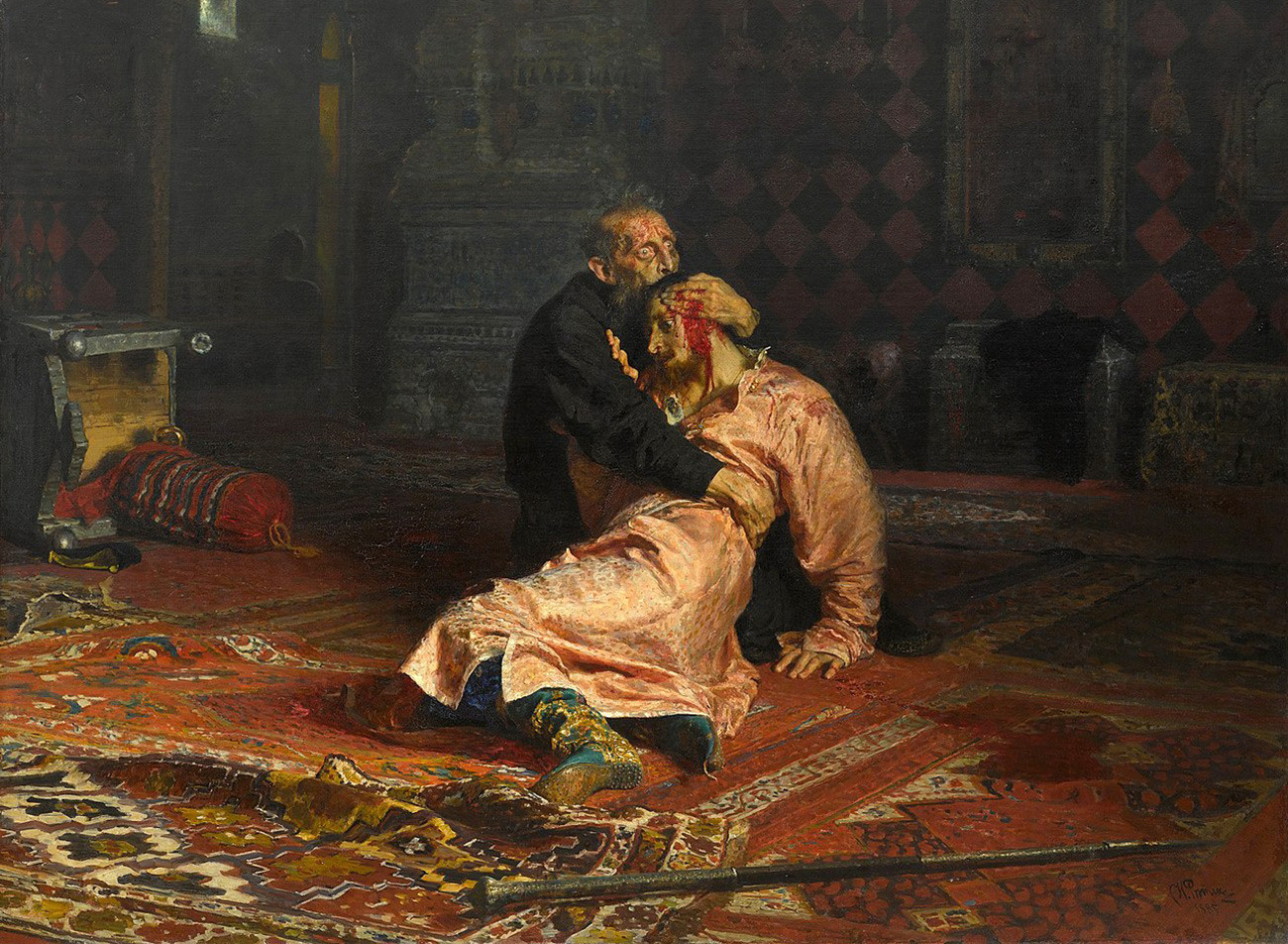 'Ivan the Terrible and His Son Ivan' (1883–1885) by Ilya Repin (1844 – 1930)