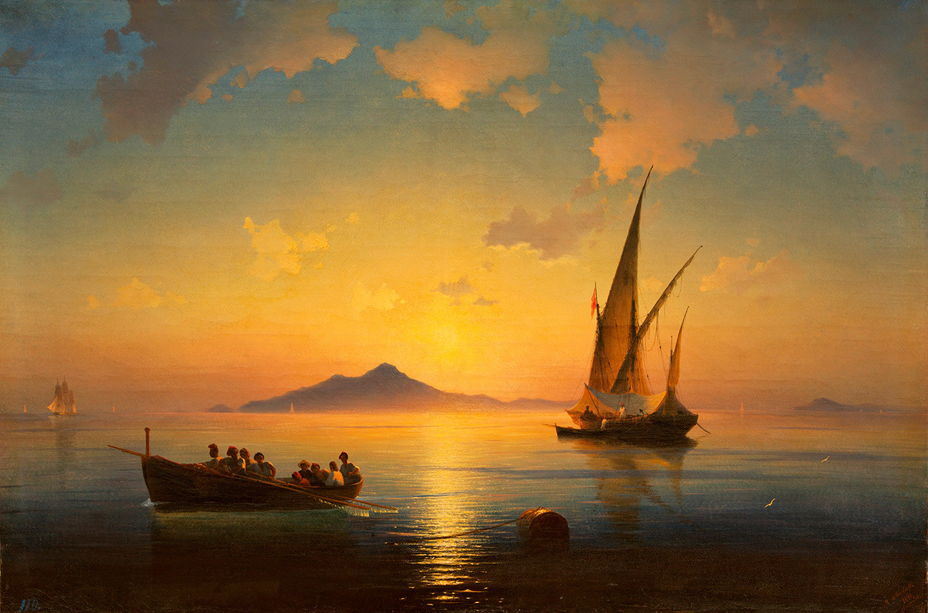 Ivan Aivazovsky. The Bay of Naples, (1841)