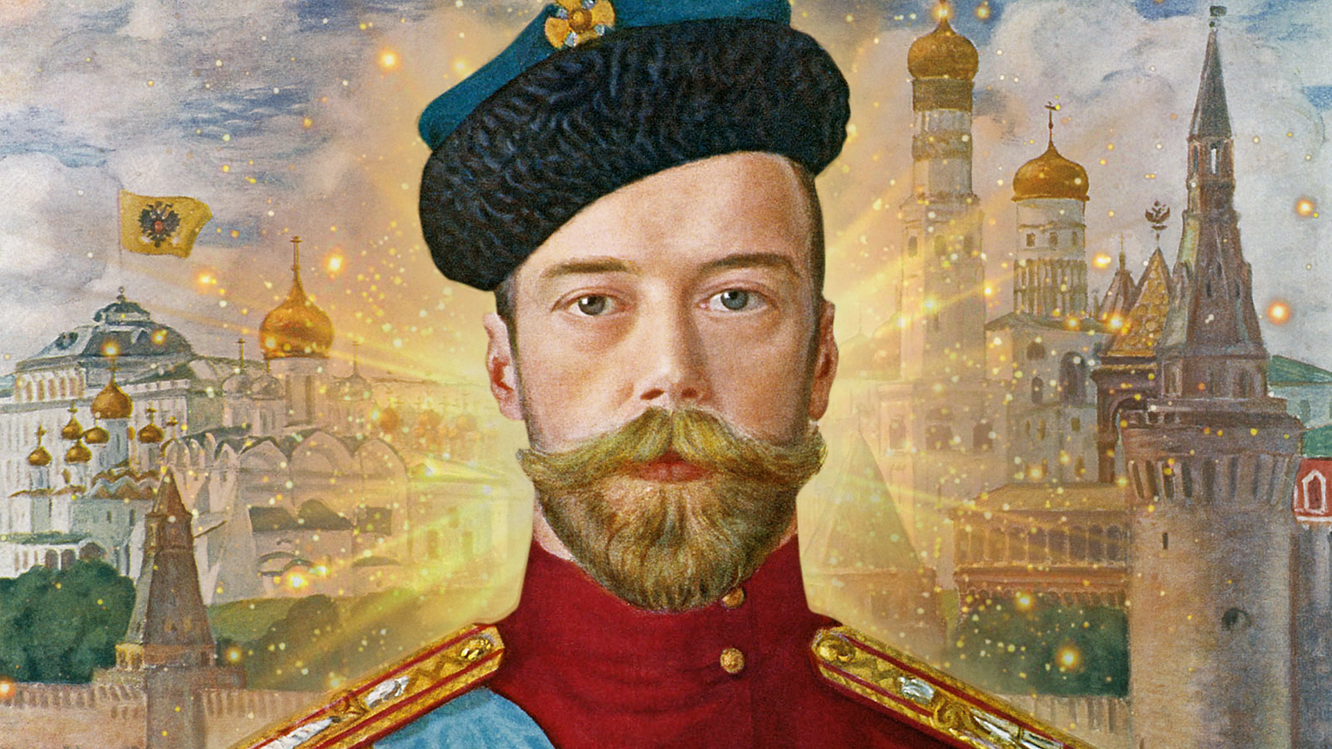 Tsar Nicolas II par Boris Kustodiev