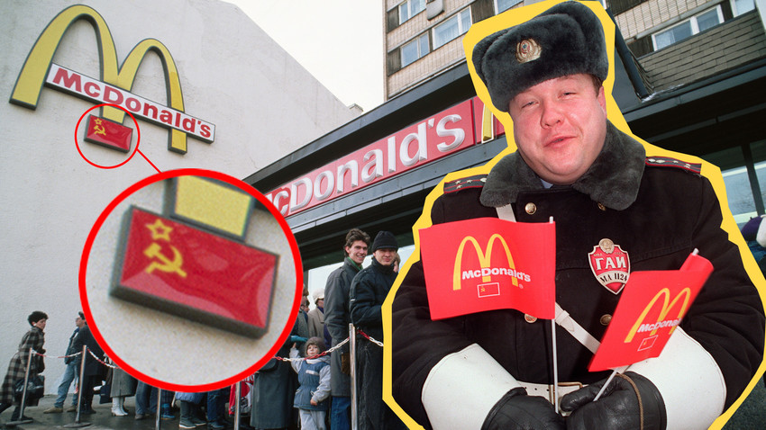 Cómo terminó la bandera soviética en el logo de McDonald's? (Fotos) -  Russia Beyond ES