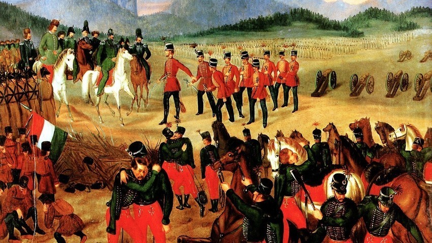 Detajl iz slike Kapitulacija Görgeyja