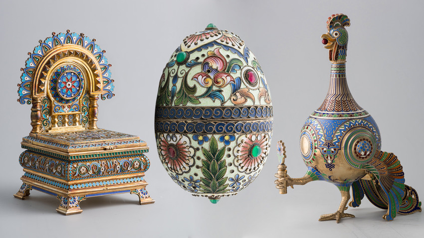 10 very RARE jewels by Faberge & other royal goldsmiths - Russia