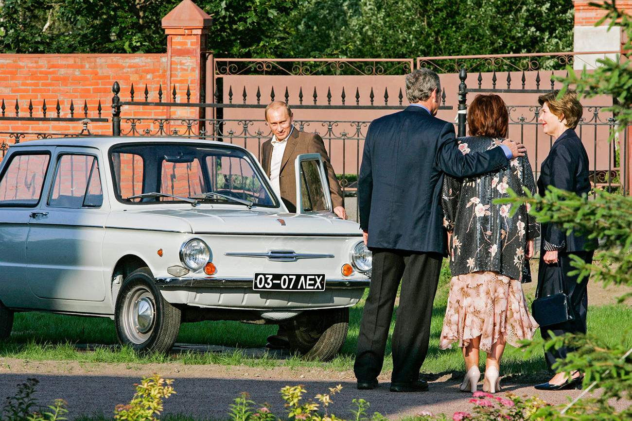 Vladimir Putin and his Zaporozhets.