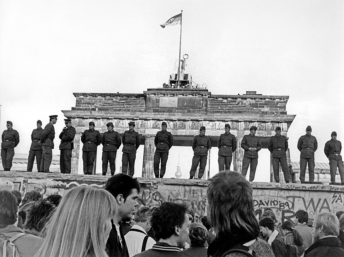 Chute du mur de Berlin, le 12 novembre 1989