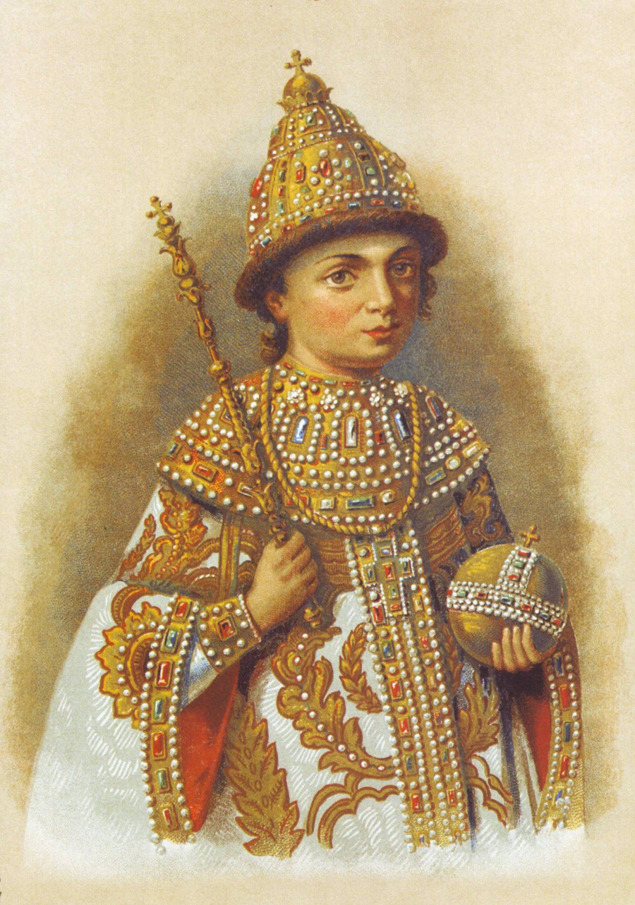 Peter the Great as a child