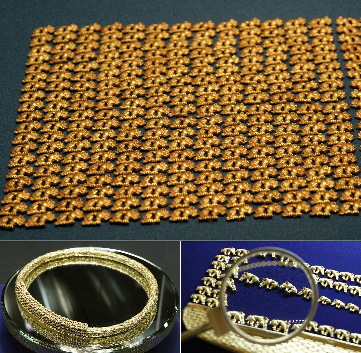 Y sont également jalousement gardés d'inestimables trésors : des artefacts scythes découverts dans la « Vallée des tsars », site archéologique majeur du Touva. Ces bijoux en or datant d'il y a près de 3 000 ans sont d’un raffinement tel, que leurs techniques de création restent encore incomprises.