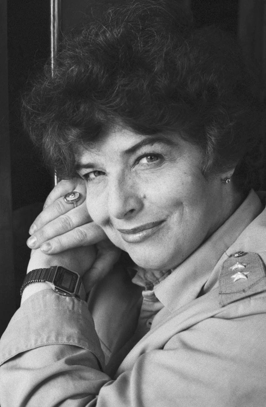 Tamara Arantchi, machiniste de 1re classe, décorée de l'Ordre d'honneur. 8 juin 1989