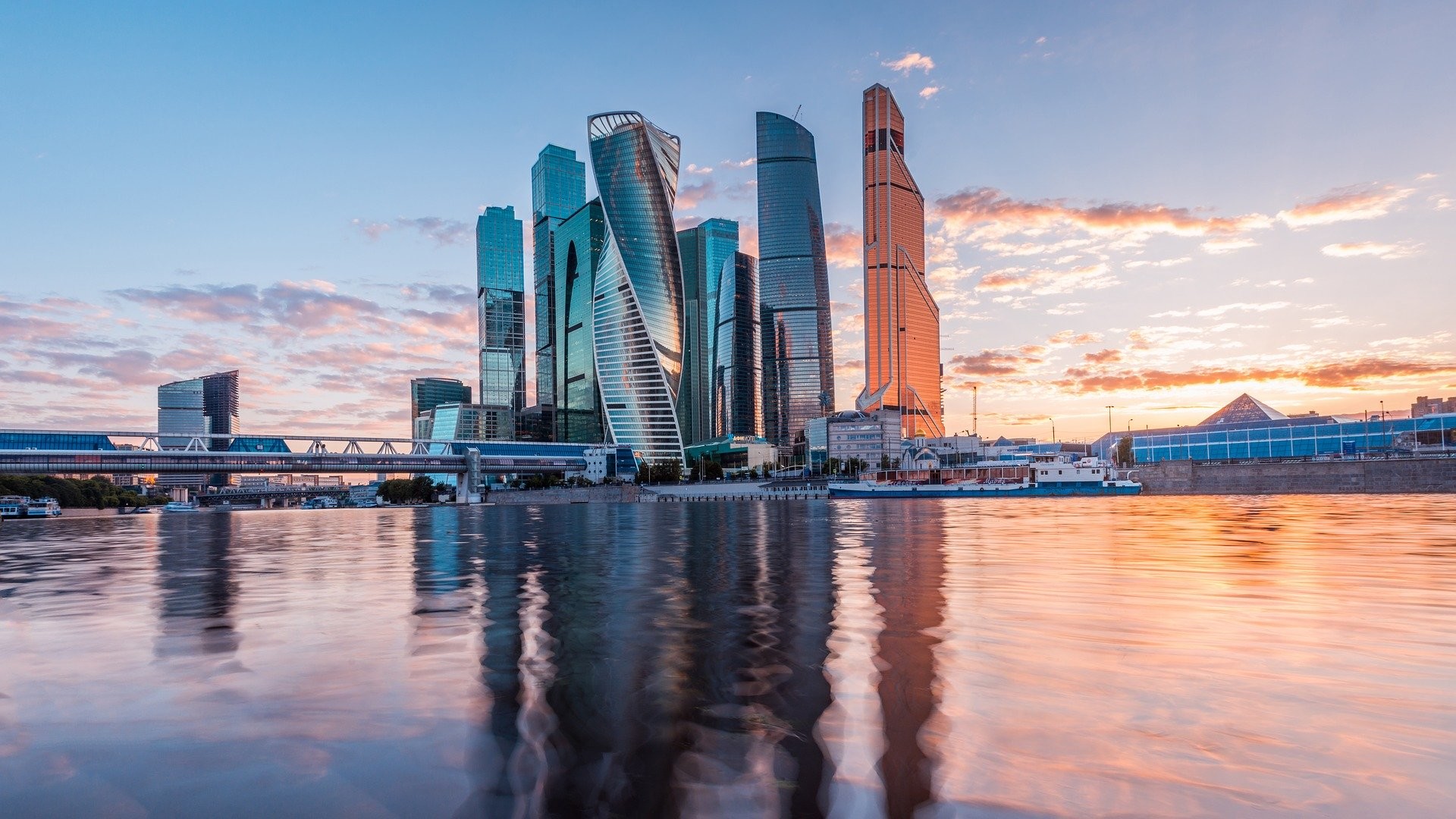 Les gratte-ciels du quartier d'affaires Moscow-City